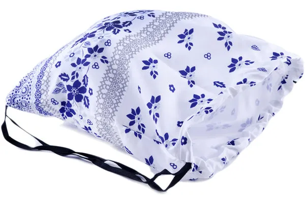 Polyester 16" Drawstring Bag Elegant Bouquet
