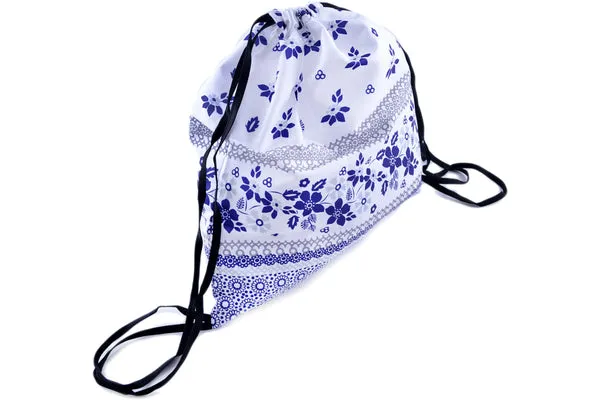 Polyester 16" Drawstring Bag Elegant Bouquet