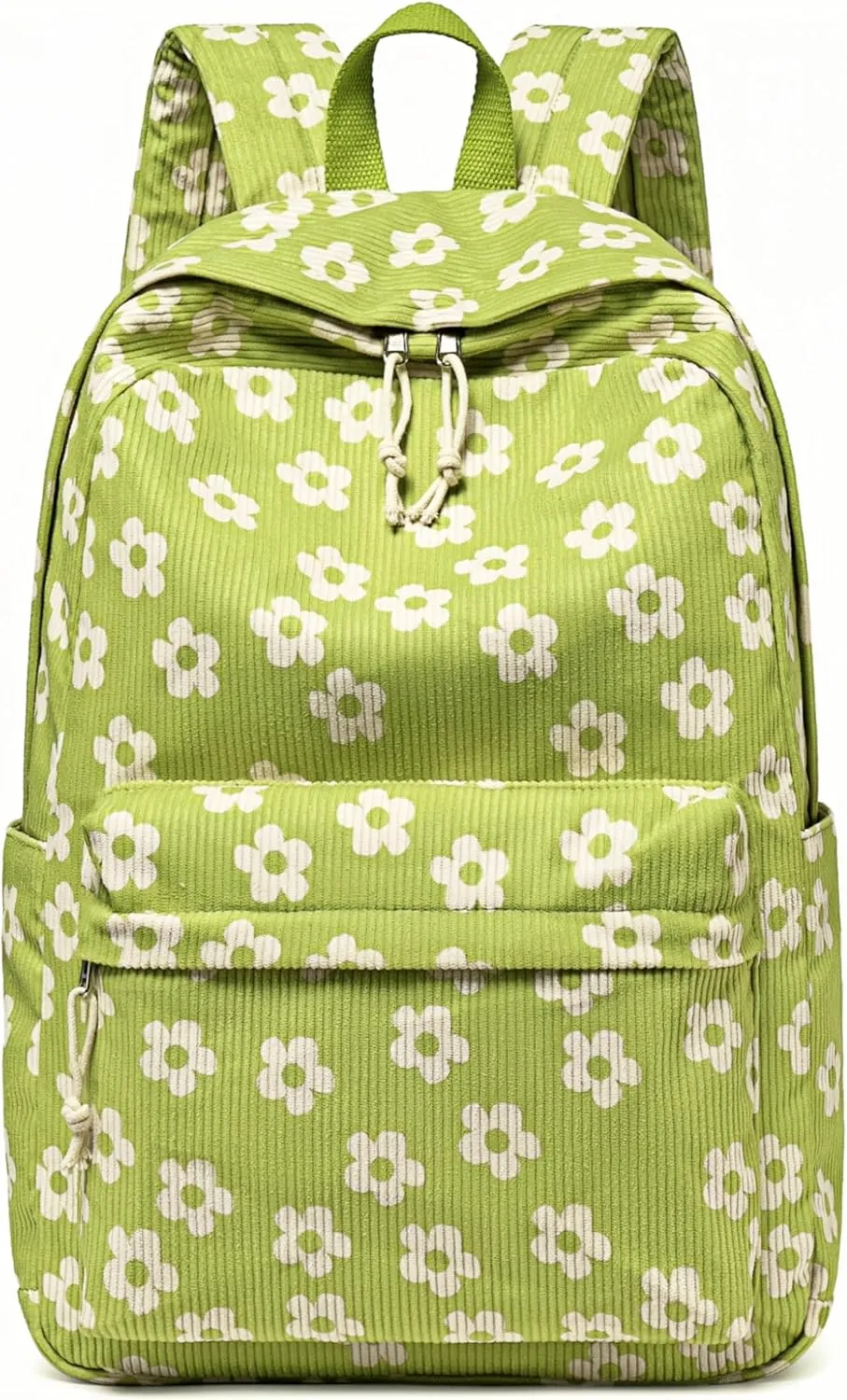 School Backpack for Teen Girls Bookbags Elementary High School Corduroy Laptop Bags Women Travel Daypacks