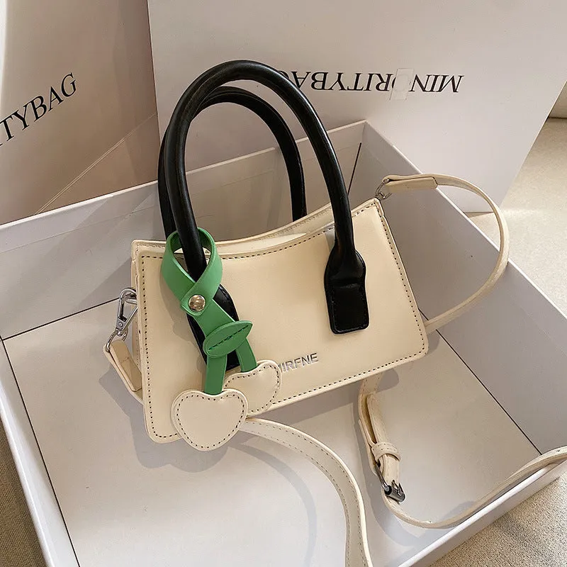 Sling Bags Spring Crossbody Bag Contrast Color Portable and Fashion Simple