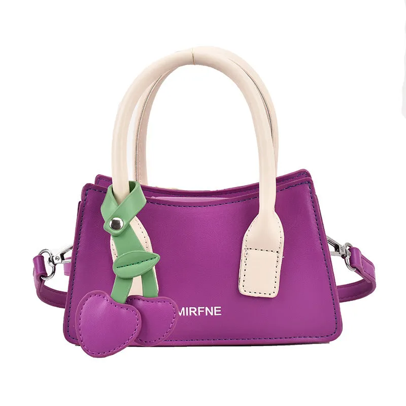 Sling Bags Spring Crossbody Bag Contrast Color Portable and Fashion Simple