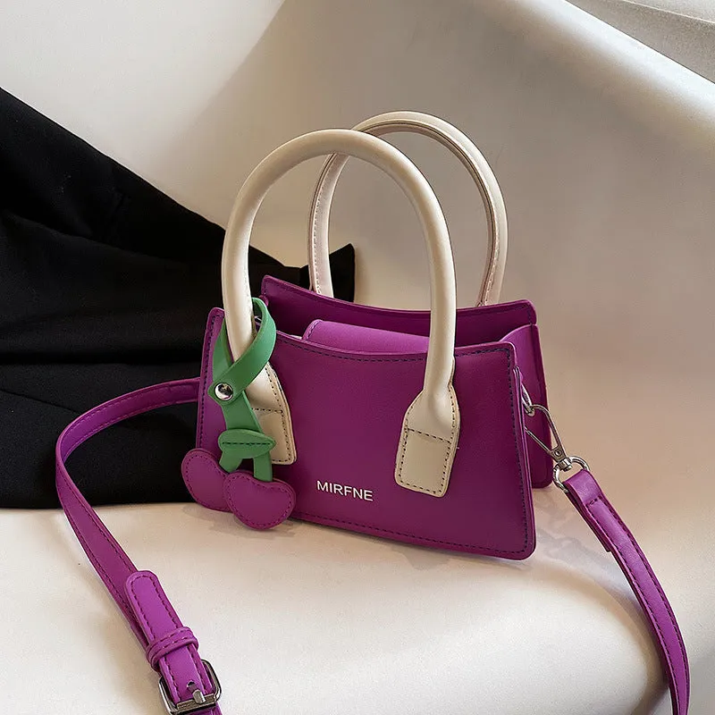 Sling Bags Spring Crossbody Bag Contrast Color Portable and Fashion Simple