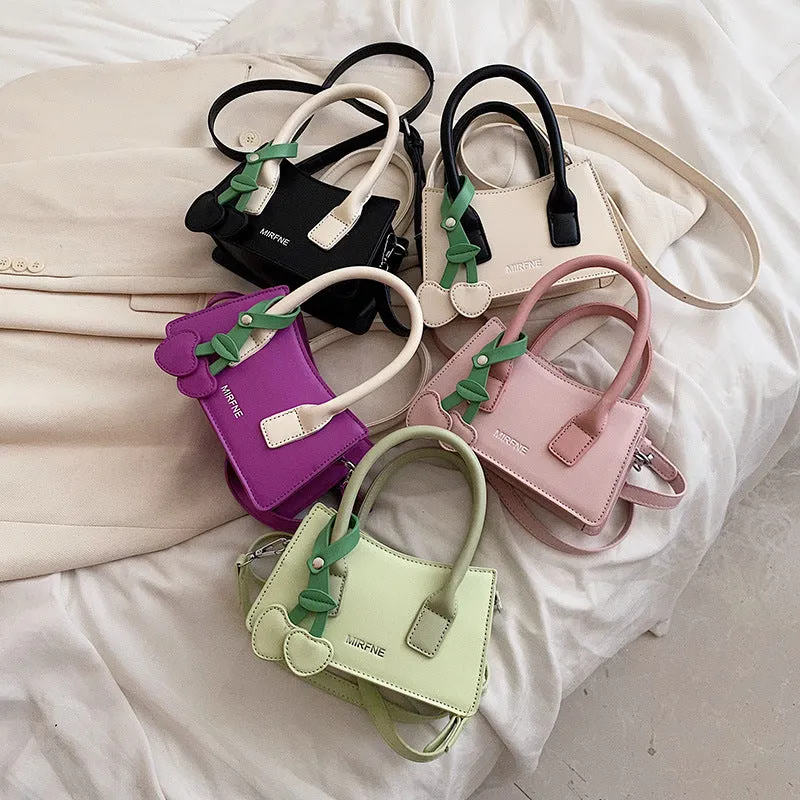 Sling Bags Spring Crossbody Bag Contrast Color Portable and Fashion Simple