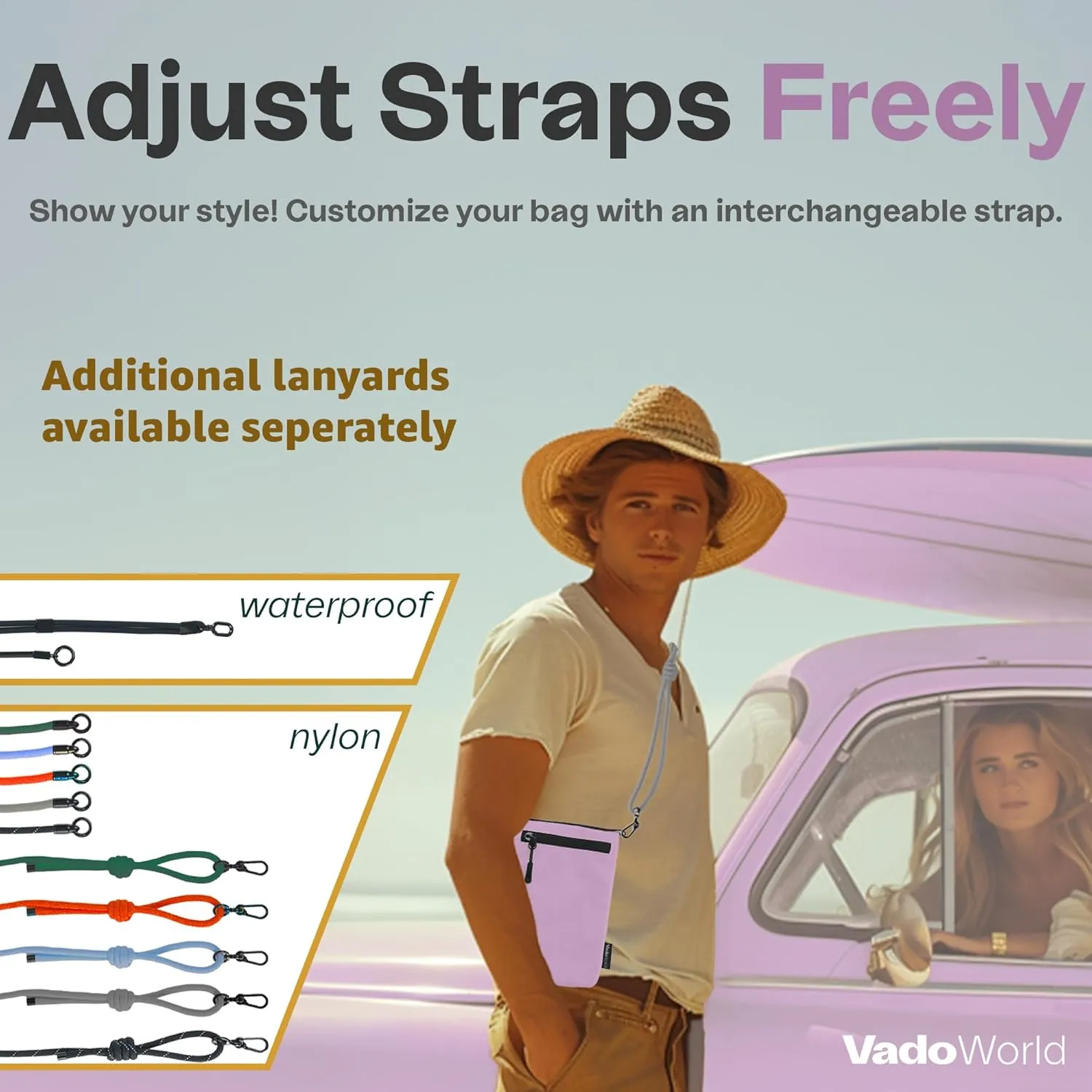 Small Nylon Crossbody Bags for Women Men, Foldable Lightweight Sacoche with Zippers Sling Bag with Adjustable Strap