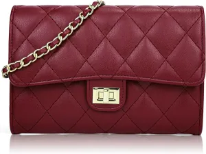 Small Purses for Women Quilted Crossbody Bags Ladies Trendy Shoulder Handbags Quilted Purses Women