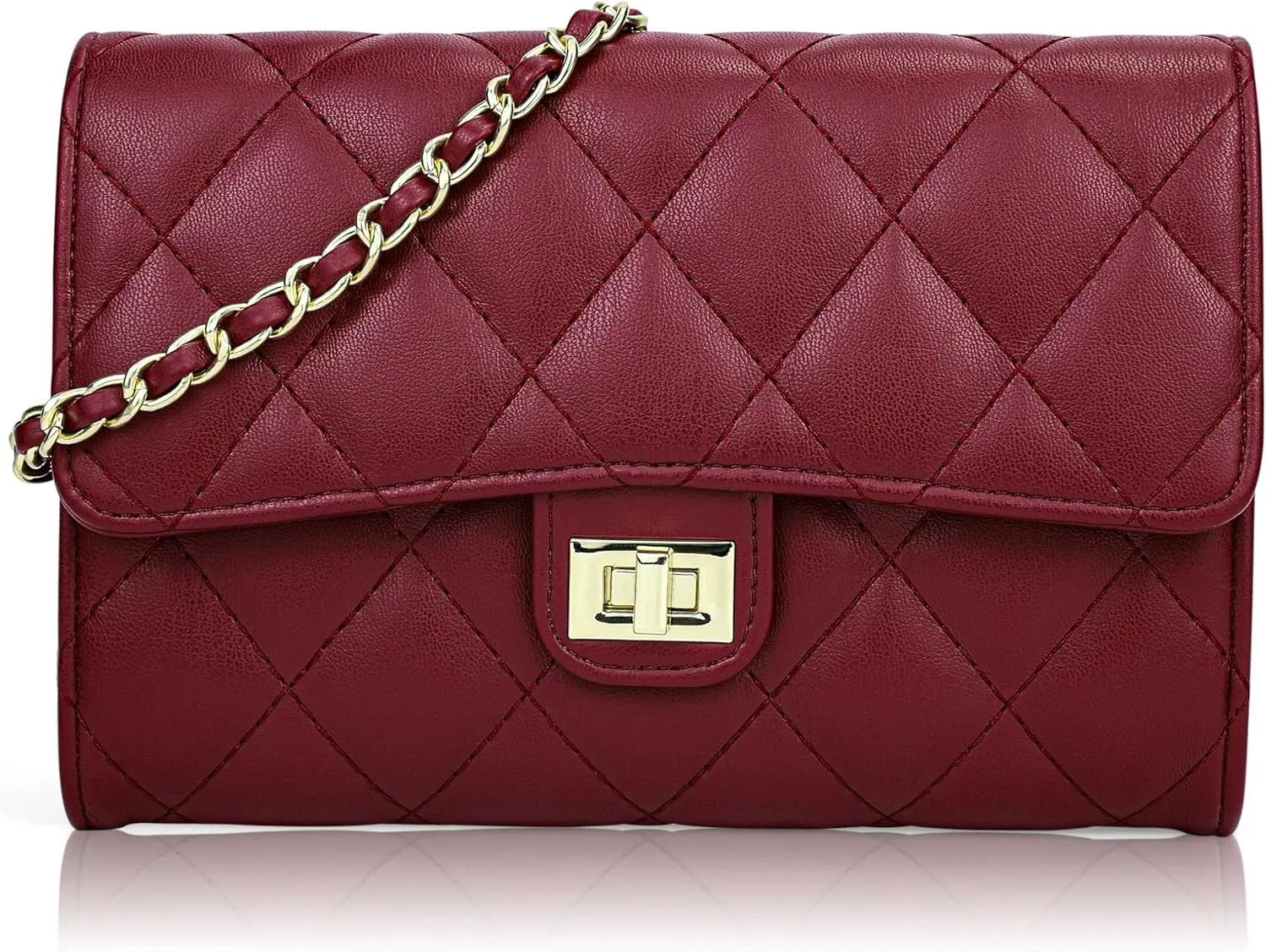 Small Purses for Women Quilted Crossbody Bags Ladies Trendy Shoulder Handbags Quilted Purses Women