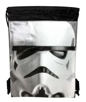 Star Wars Storm Trooper Drawstring Backpack School Sport  Gym Bag